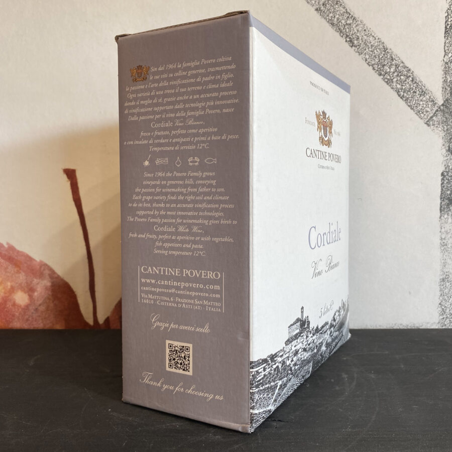 Cortese Cordiale Bag in Box 5 litri ∙ Cantine Povero