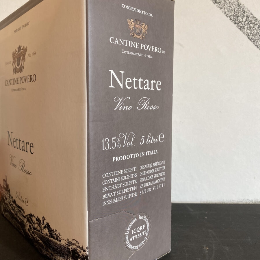 Nettare Vino Rosso Piemonte Bag in Box 5 litri ∙ Cantine Povero - immagine 2