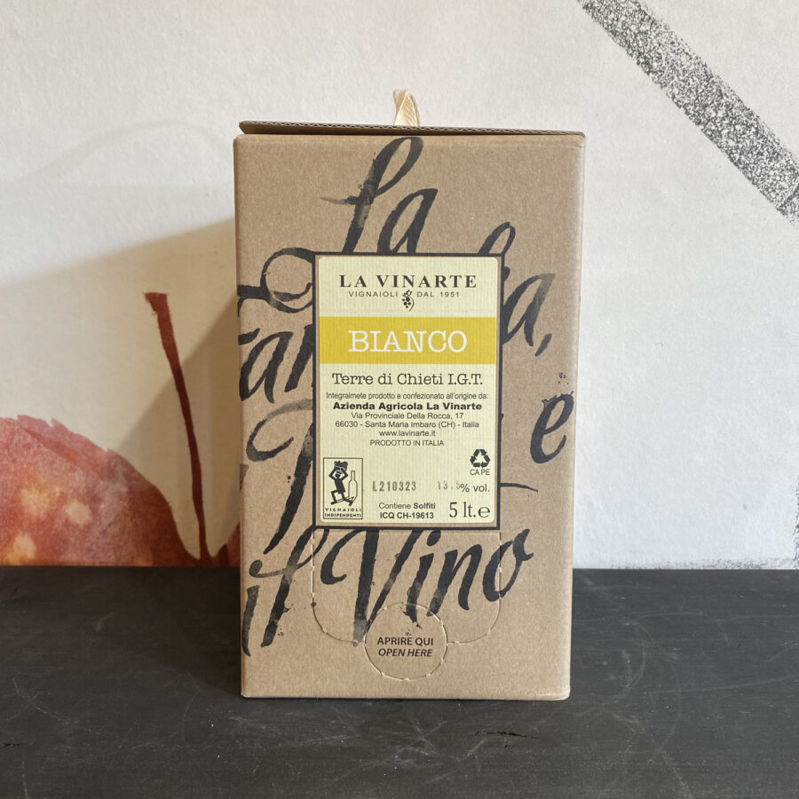 Terre di Chieti Bianco IGT Bag in Box 5 litri ∙ La Vinarte